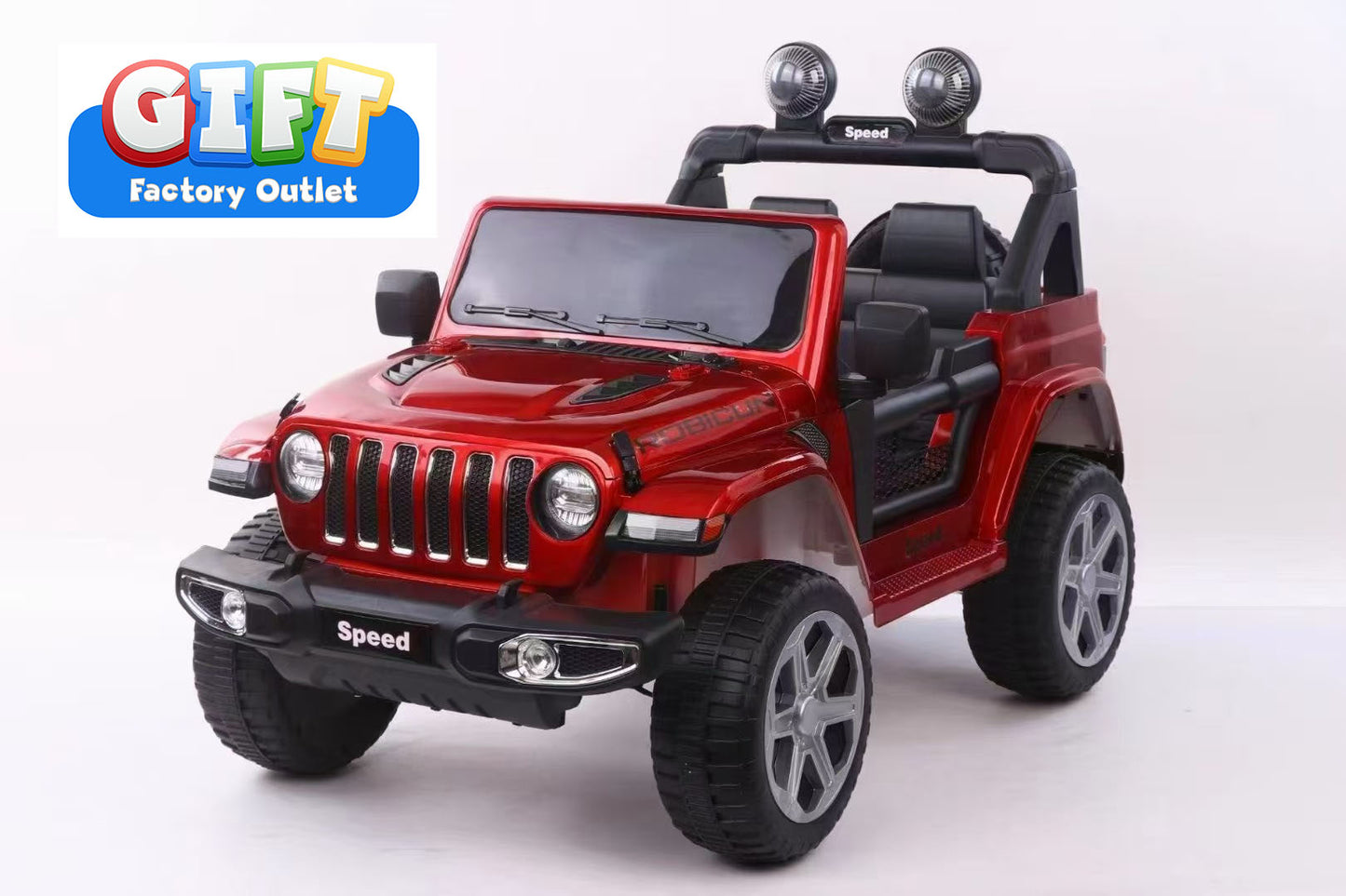 Power Wheels 4×4 Jeep Wrangler Battery-Powered Ride-on, 12 V Car with remote