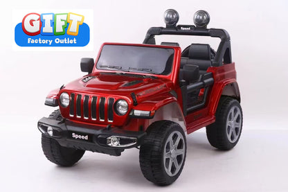 Power Wheels 4×4 Jeep Wrangler Battery-Powered Ride-on, 12 V Car with remote