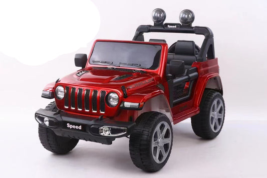 Power Wheels 4×4 Jeep Wrangler Battery-Powered Ride-on, 12 V Car with remote