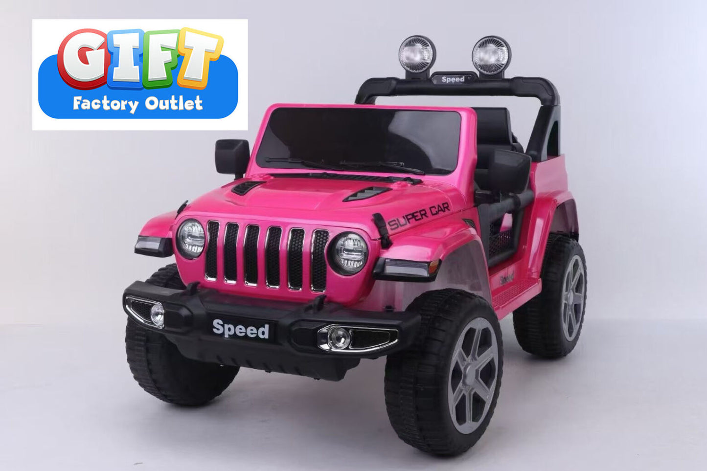 Power Wheels 4×4 Jeep Wrangler Battery-Powered Ride-on, 12 V Car with remote