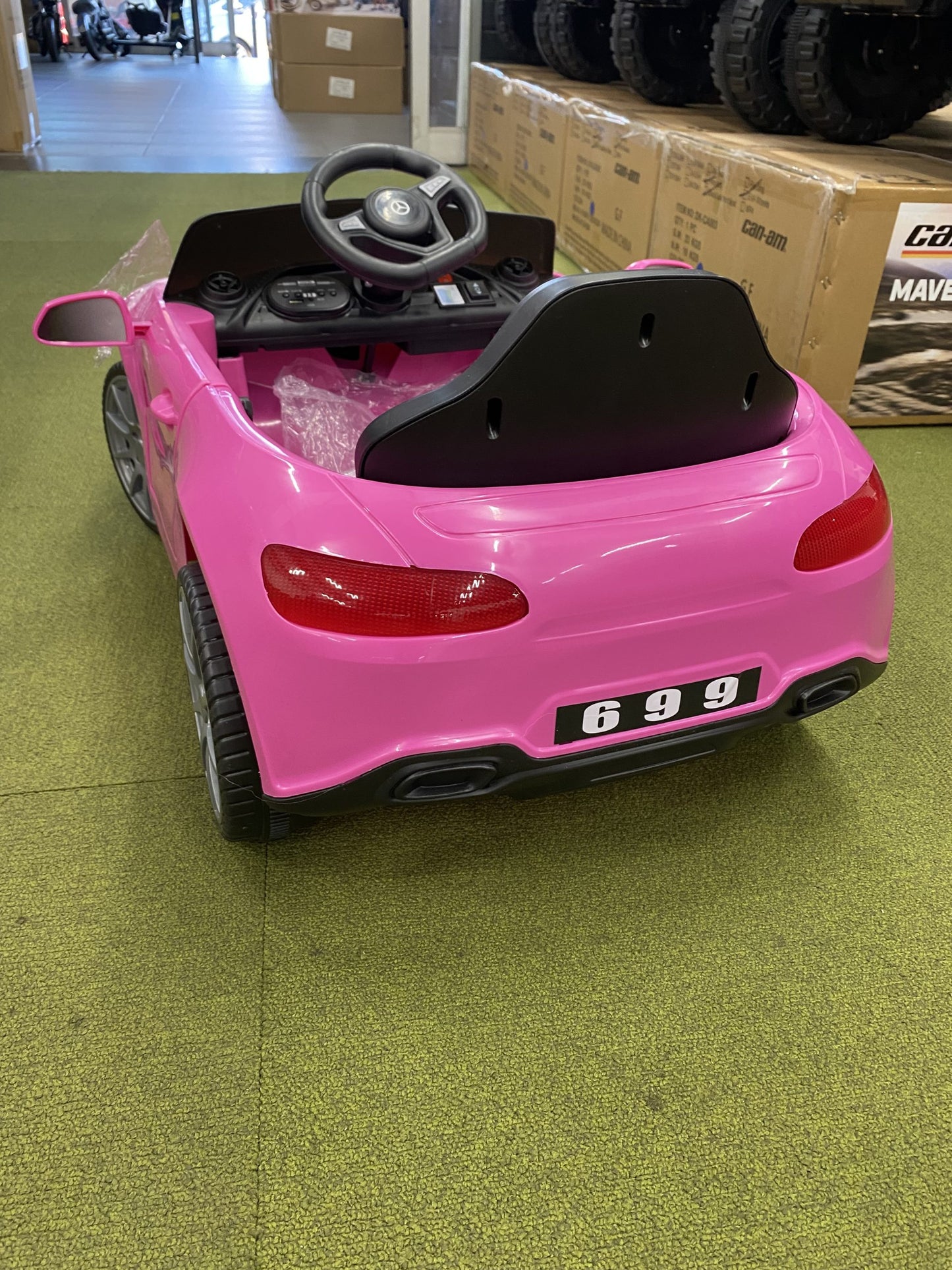 Electric Mercedes kids car with remote control and App mobile