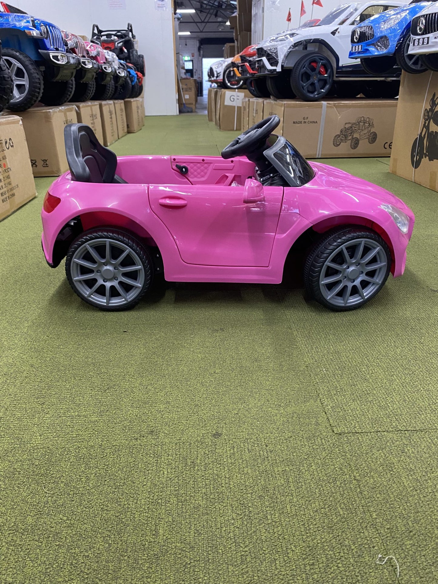 Electric Mercedes kids car with remote control and App mobile