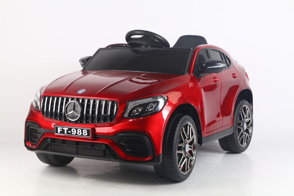 4-Wheel Drive Mercedes-Benz GLC Style 12V Kids Ride-On Car – 4 Motors- Pink, Black, White, Red