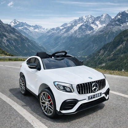 4-Wheel Drive Mercedes-Benz GLC Style 12V Kids Ride-On Car – 4 Motors- Pink, Black, White, Red
