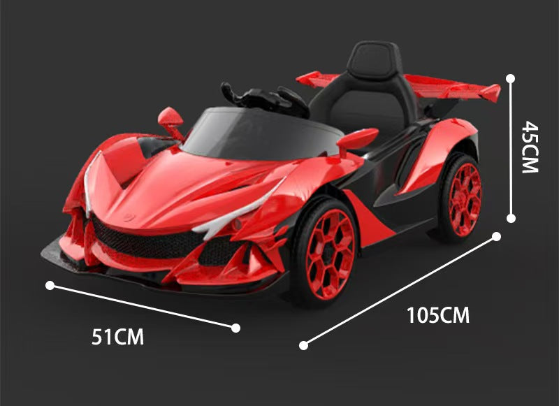 Electric Ferrari style car with remote control