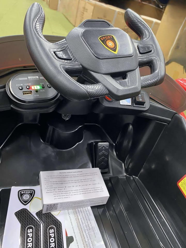 Electric Ferrari style car with remote control