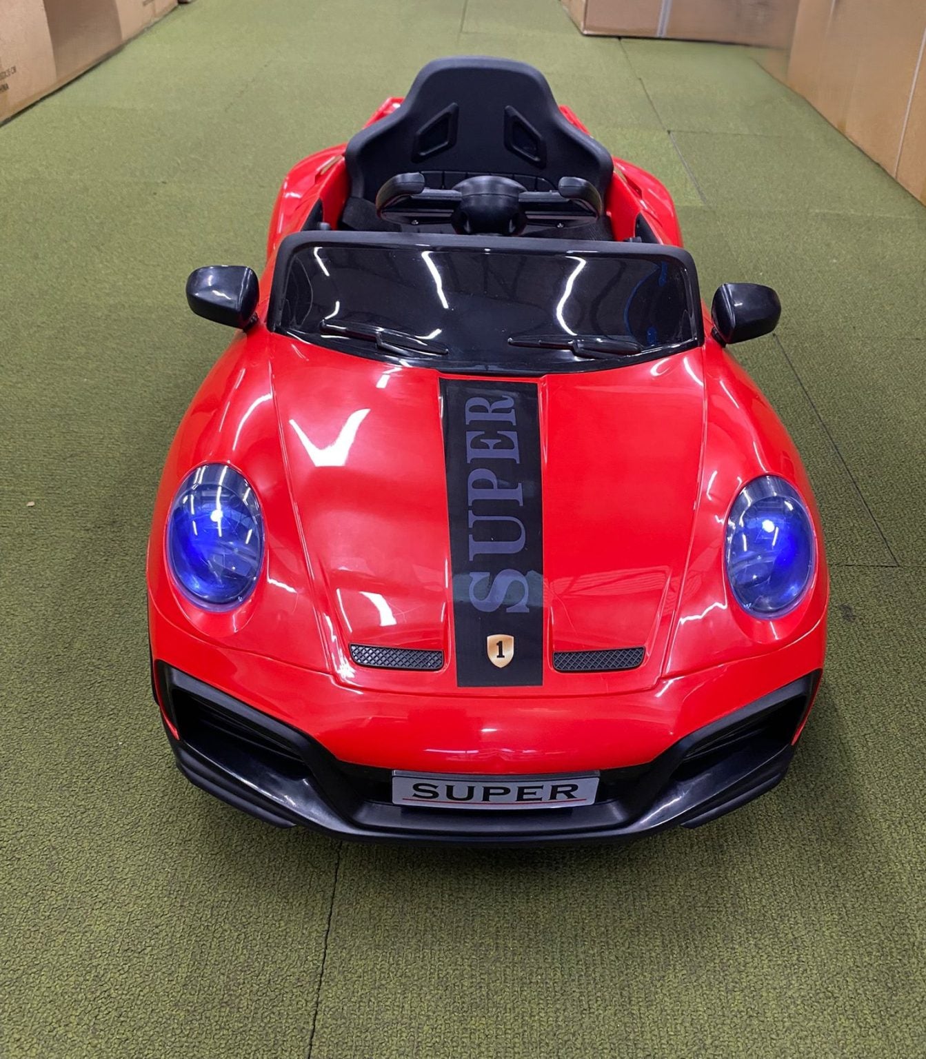 Kids Electric Ride-On Car – Porsche Style with APP & Remote Control