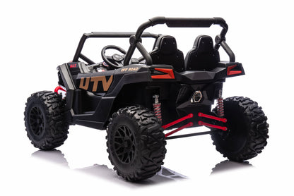 Upgraded UTV 4WD Off-Road 24 V Two-seater – Upgraded New high-powered Quiet Motors, Air Rubber Wheels