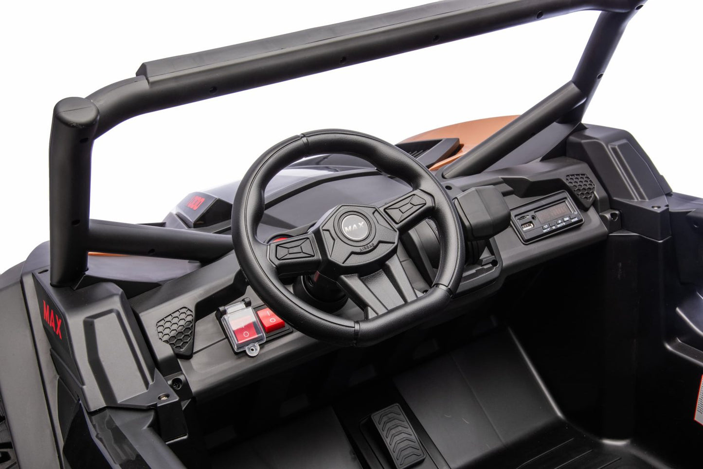 Upgraded UTV 4WD Off-Road 24 V Two-seater – Upgraded New high-powered Quiet Motors, Air Rubber Wheels