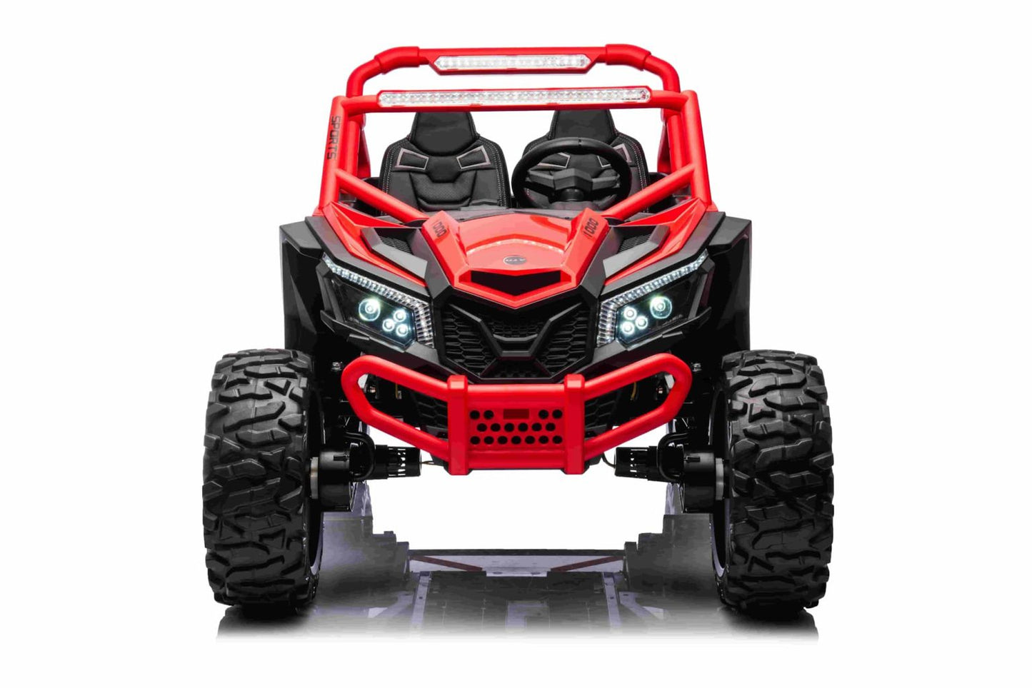 Upgraded UTV 4WD Off-Road 24 V Two-seater – Upgraded New high-powered Quiet Motors, Air Rubber Wheels