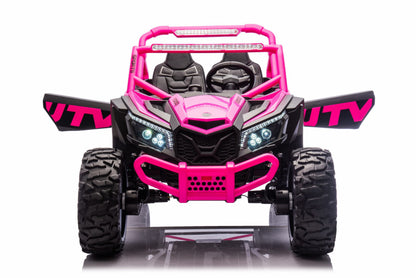 Upgraded UTV 4WD Off-Road 24 V Two-seater – Upgraded New high-powered Quiet Motors, Air Rubber Wheels
