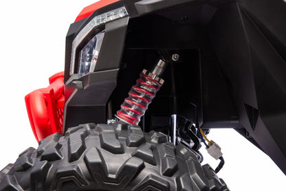 Upgraded UTV 4WD Off-Road 24 V Two-seater – Upgraded New high-powered Quiet Motors, Air Rubber Wheels
