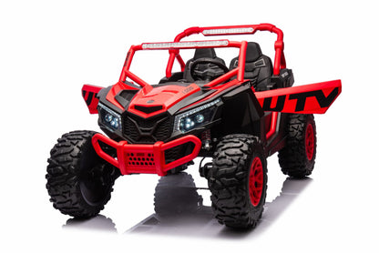 Upgraded UTV 4WD Off-Road 24 V Two-seater – Upgraded New high-powered Quiet Motors, Air Rubber Wheels