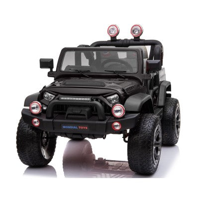 24V Thunder 2-Seater Kids Ride-On Jeep – 4×24 Motors, Remote Control & EVA Wheels-White,Black,Pink