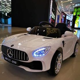 Mercedes Benz with remote and Leather seat, amazing colors, Red, White, Black, Pink, Blue